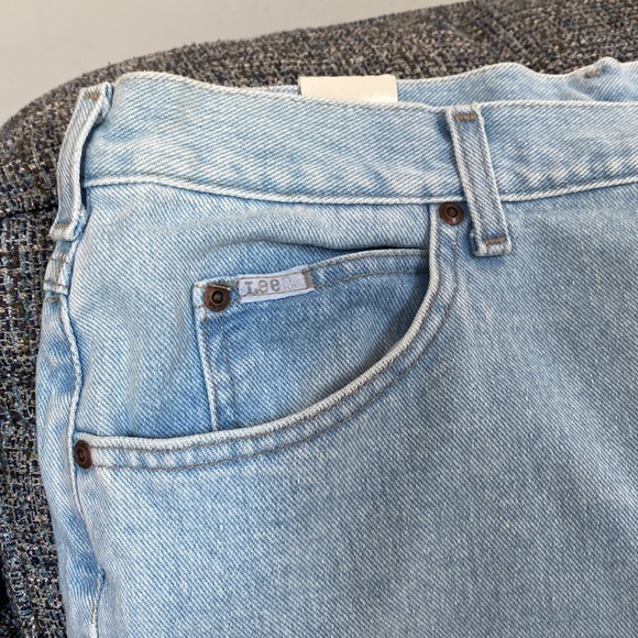 VTG Lee Relaxed Fit Eurobleach Jeans, Size 38 / 32 - Picture 6 of 13